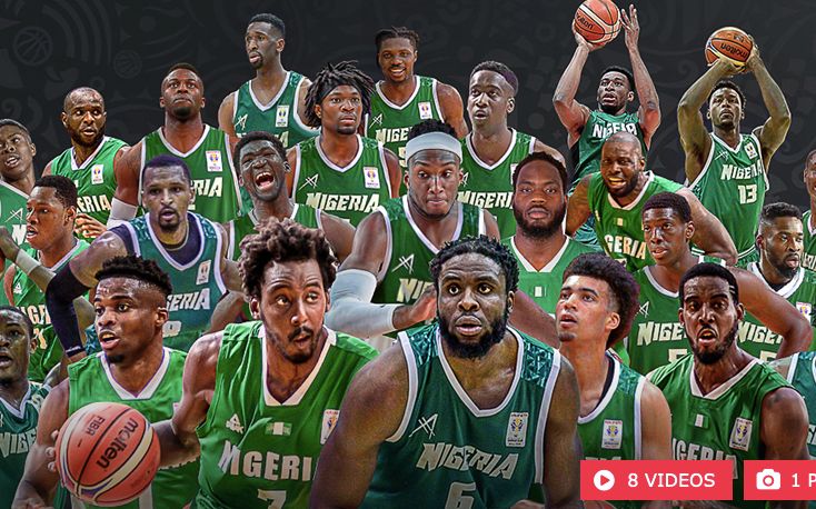 尼日利亚男篮碾压立陶宛男篮，克莱送出助攻